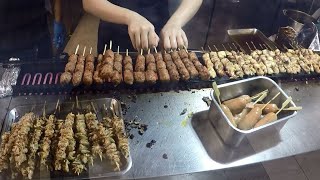 Iconic Singapore Street Food. Skewers, Murtabak, Apam Balik Pancakes, Carrot Cakes and more