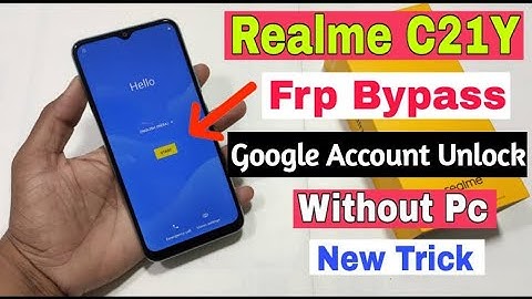 Realme C21Y Frp Bypass | Google Account Unlock Without Pc | Easiest Trick