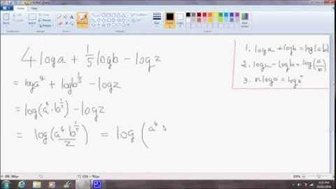 Combining 3 Simple Logarithms into One