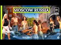  breathtaking  russian beauties and cars  unforgettable walk through moscow 4kr