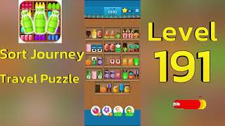 Sort Journey Travel Puzzle Level 191 Walkthrough 🧩✈️ | Relaxing Travel Sorting Game | Go Answer