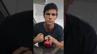 Cutting An Apple With Only One Finger 😮