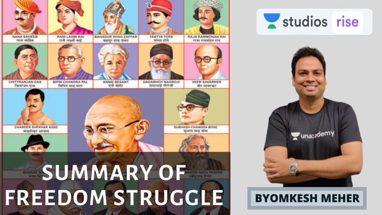 Summary of Freedom Struggle | Modern History | UPSC CSE 2020/2021 ...