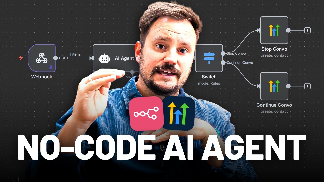 Building a No-Code Conversational AI Agent in n8n & GHL (Step-by-Step Tutorial)