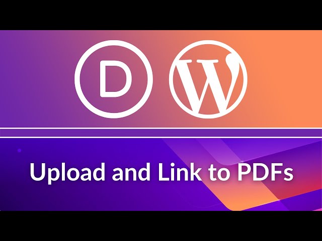 How to Add Pdf to Wordpress Divi Them - Web Tool Plex