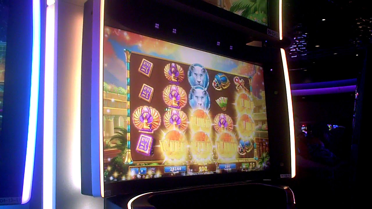Sphinx 4D Slot Machine NICE WIN Line Hit - YouTube
