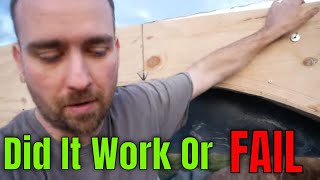 Making Concrete Arch Lintel Head for Door Opening on New Build Watch To see If It Failed ?