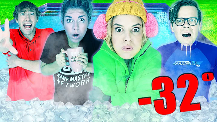 Last to Leave the Freezing Pool Challenge Wins! (M...