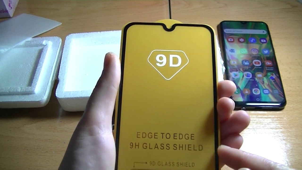 10h real de vidrio Displex real glass para Samsung Galaxy a40 ultra-fina estrenar