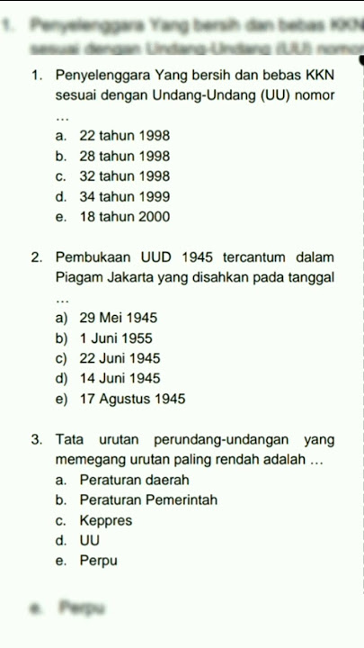twk pancasila dan uud #soalcpns