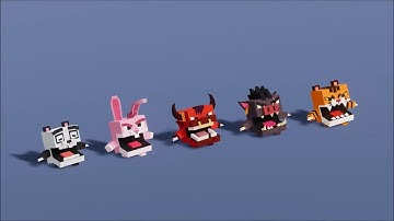 www.Meshtint.com | Boximon Pack 02 Mega Toon Series - Animations