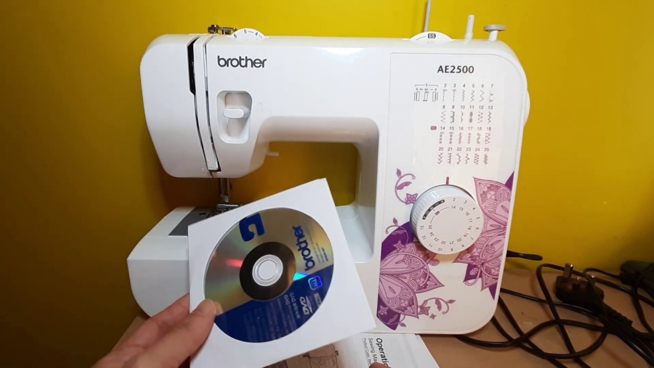 شرح عن مكينه البرذر للخياطه موديلmachineAE2500brothersewingbest YouTube