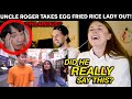 HILARIOUS Uncle Roger with Egg Fried Rice Lady in CHINATOWN (Funny Reaction!)