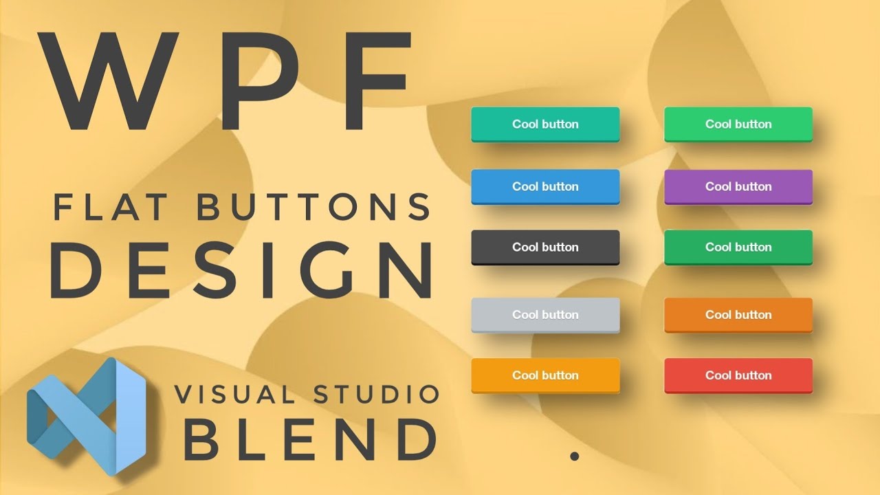 WPF Tutorial : Button animation in visual studio blend 2017 | Buttons | C#  WPF - YouTube