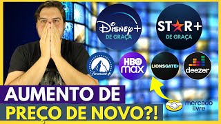 MERCADO LIVRE AUMENTA PREÇO DO DISNEY PLUS E STAR PLUS!! (De Novo)