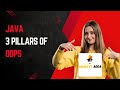 3 Pillors of OOPs in Java