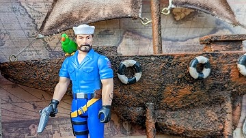 Super 7 gijoe shipwreck reaction action figure review yo joe