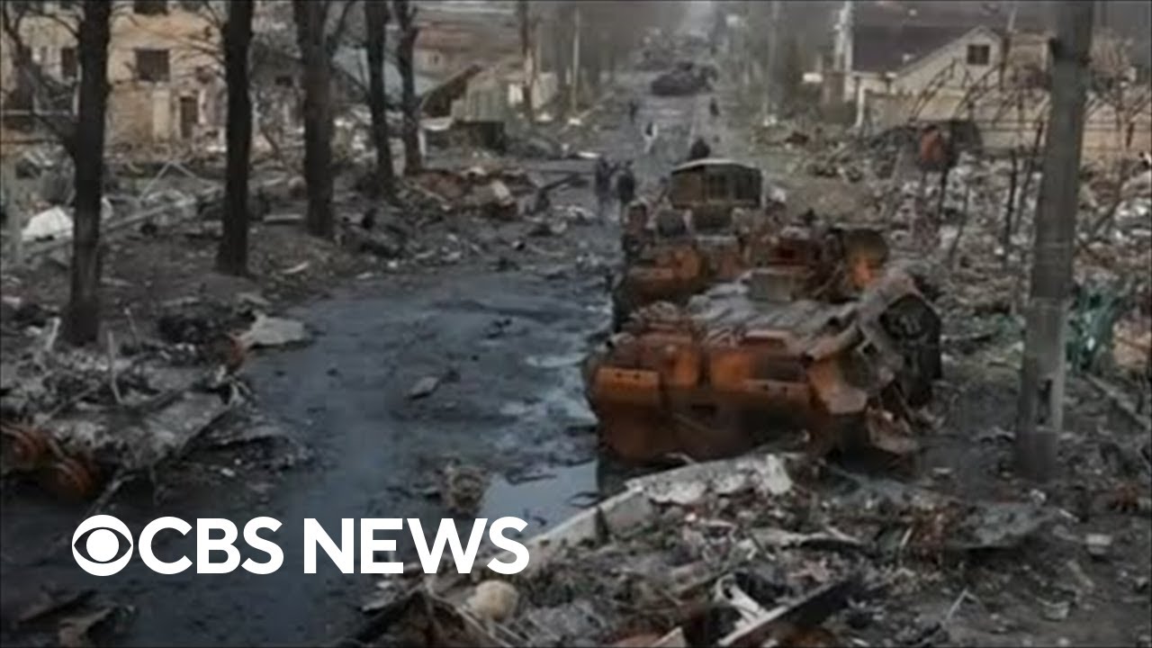 Devastating images out of Ukrainian town of Bucha draw global outrage