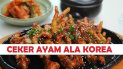 Resep Ceker Ayam Pedas Korea Enak Banget - Durasi: 3.08. 