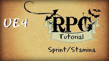 UE4 RPG: Sprinting/Stamina Bar