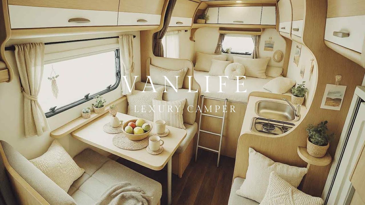 公司購入新車啦～上車就有客廳和雙人床！行動奢華商務旅館