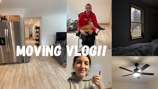 MOVING VLOG - First Weekend in the House, Help From Family, Setting Up Rooms, and Settling In!!
