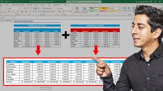 ⭐How to consolidate data in Excel by joining different sheets and files into one