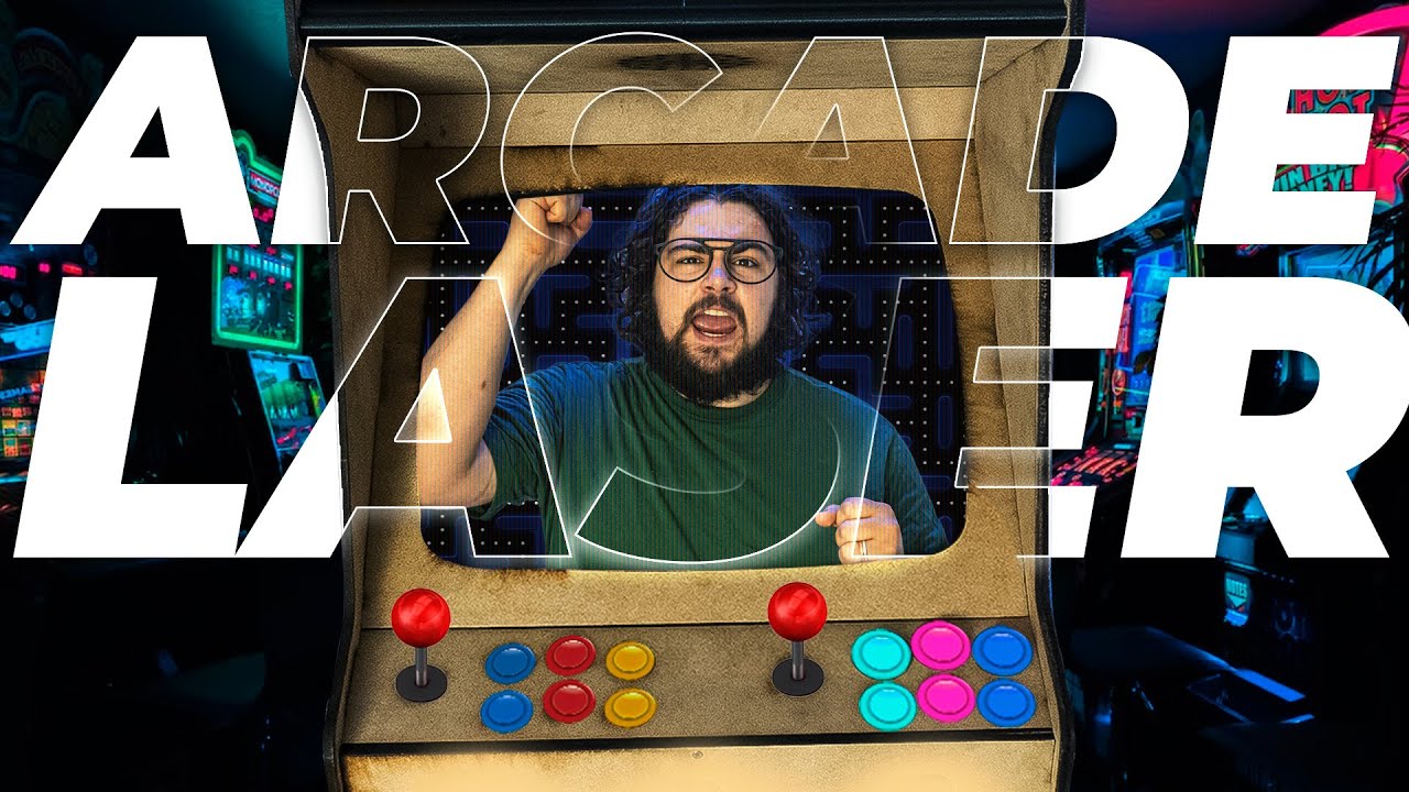 Mi Arcade Casero con Corte Laser | Parte 1 - La Estructura | Acmer P2 33w