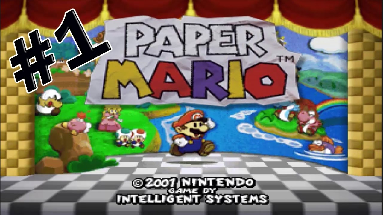 Paper Mario #1 - Nintendo 64 (マリオストーリー)