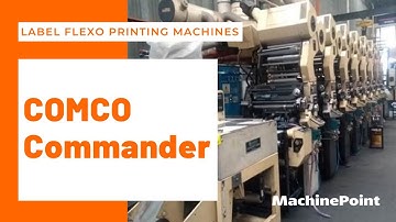COMCO Commander Label flexo printing machines | COMCO Machines