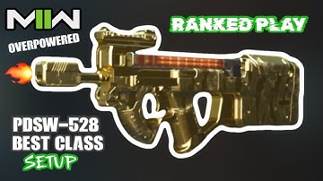 The SLEPT On PDSW-528 Setup In MW2 Ranked Play! (P90)