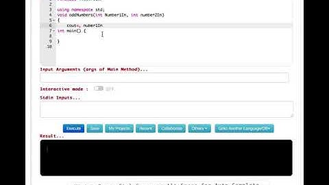C++ Functions : Parameters : Computer Aided Analysis