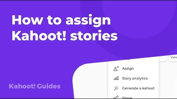 How to assign Kahoot! stories