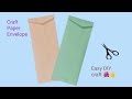 Official Paper Envelope making Full DIY Tutorial at home (Using Scissors and Glue) #diy #craft