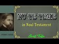 NU TE TEME - în Noul Testament