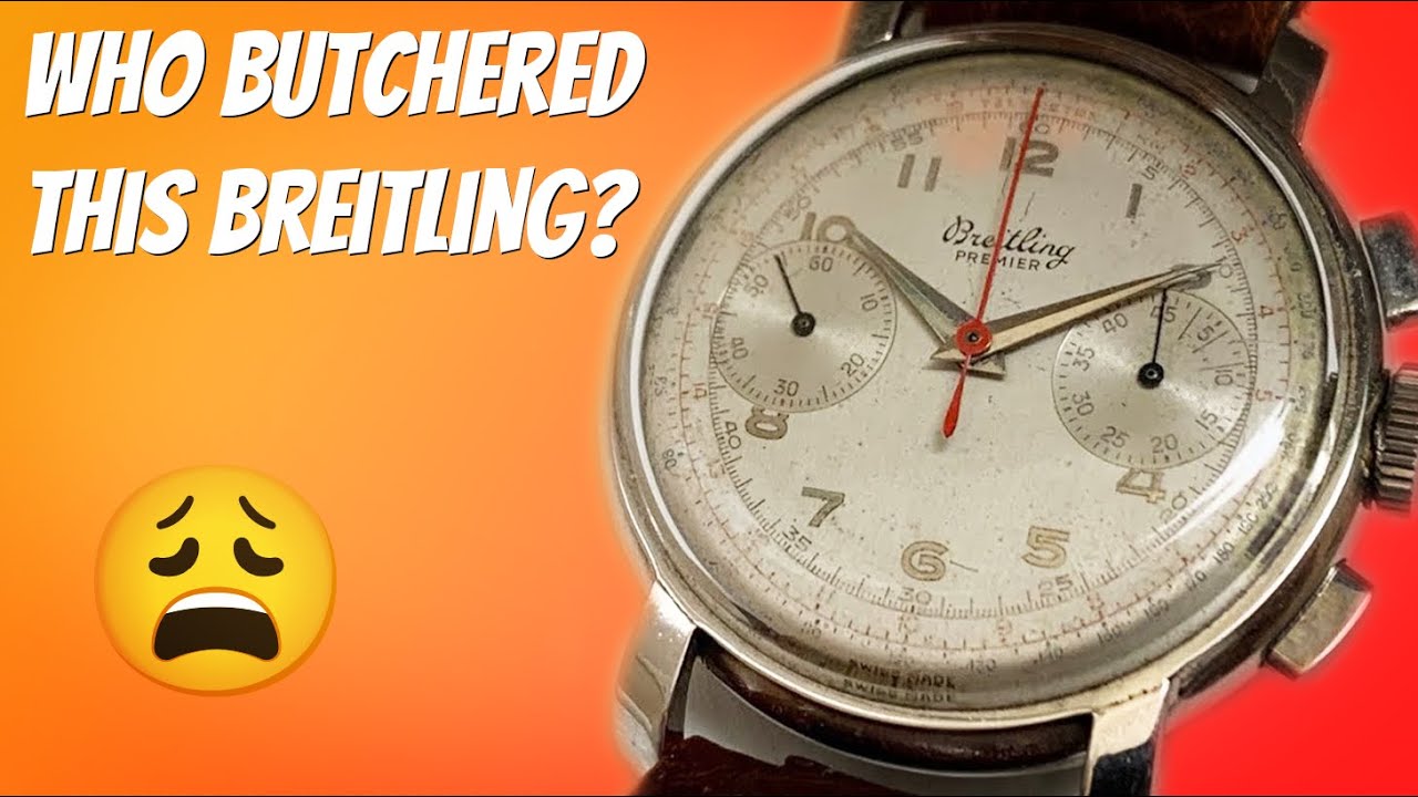 Who butchered this old Breitling...? 😫