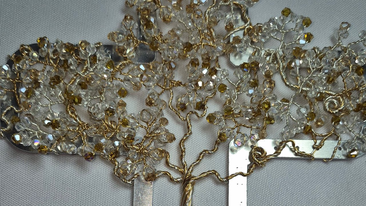 Part 3 How to twist the Tree of Life suncatcher in a cross.