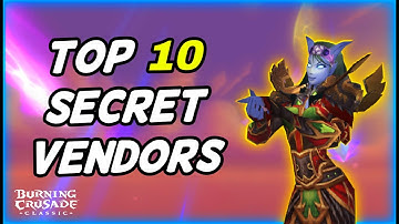 TOP 10 secret vendors in TBC Classic