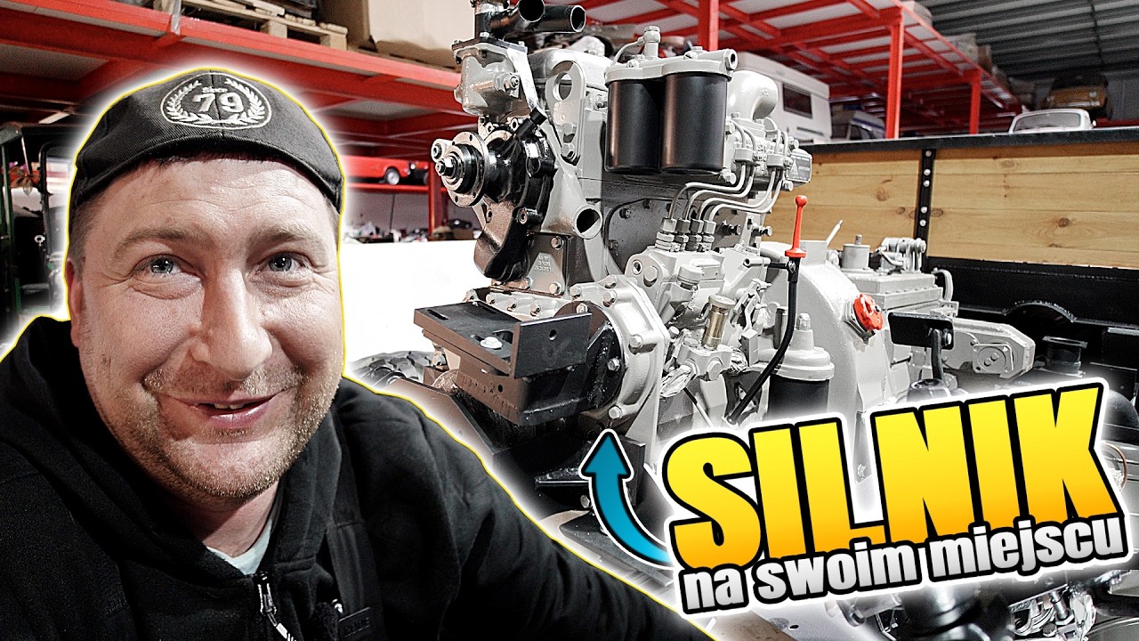 BUDOŁAZ: silnik został zamontowany