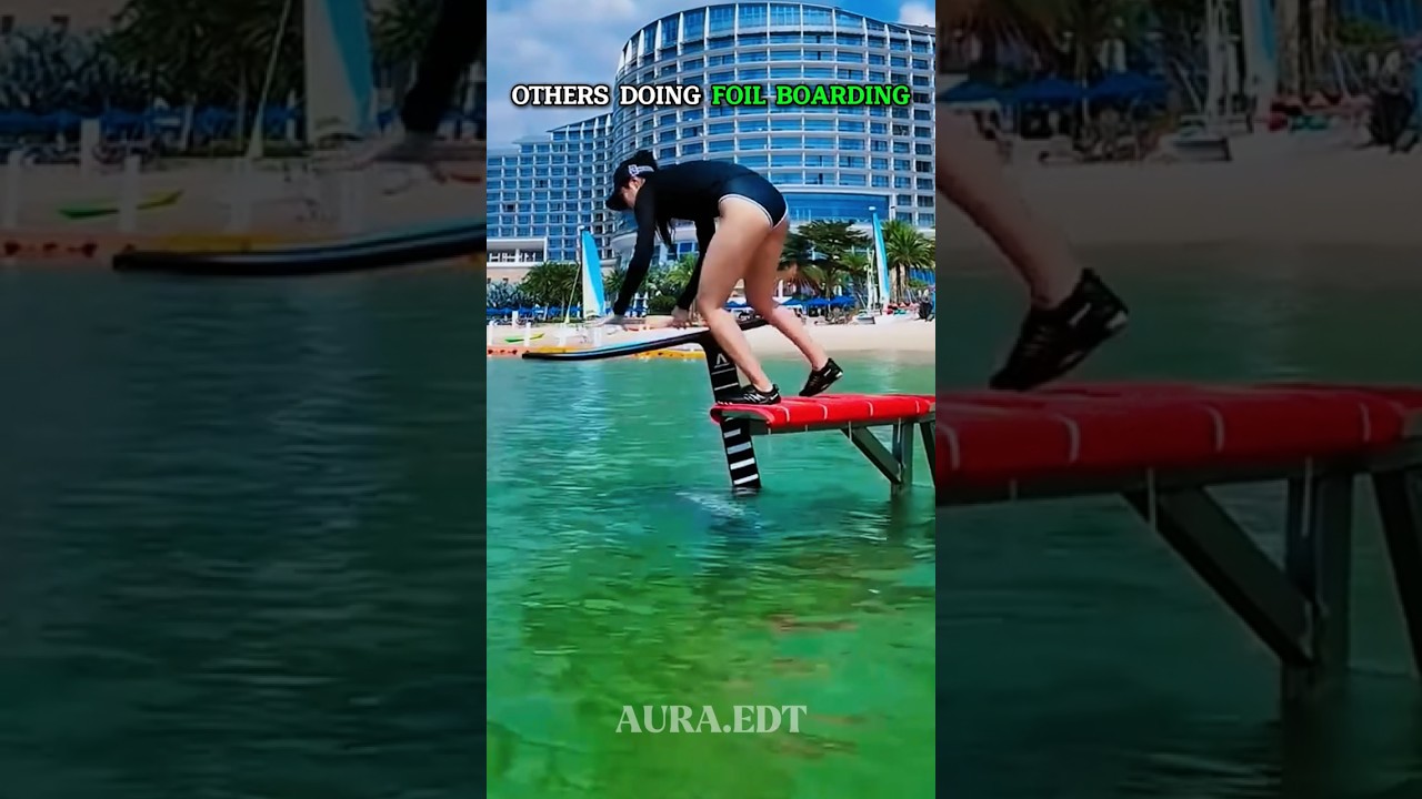 The Last Foil Boarding Trick Was Insane ☠️ #edit #ride #tricks #trollface