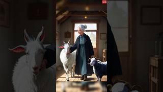 A Grandmother Had A Goat That Gave A Lot Of Milk #story #animals #grandmother #shortsfeed