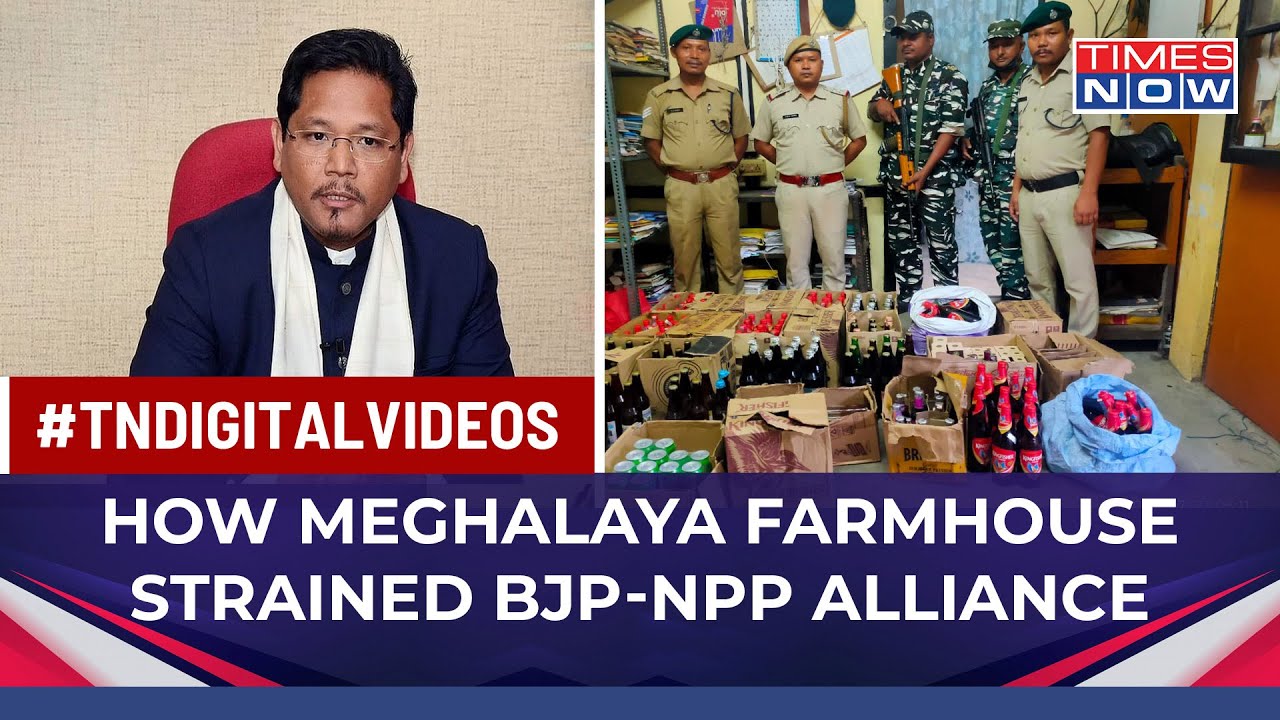 Meghalaya Democratic Alliance Strained After Police Raids Brothel Run By States BJP Vice Prez