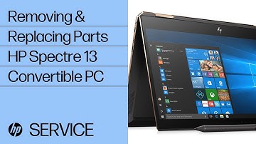 Removing & replacing parts for HP Spectre 13 | HP Computer Service
