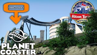 Continuing the Queue - Oblivion - Alton Towers Resort - Planet Coaster