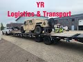 Hotshot en español / Cargando y amarrando vehiculo militar en Wisconsin