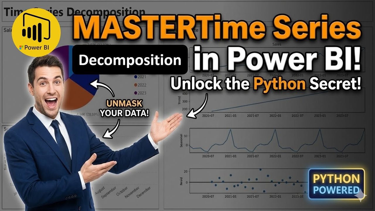 Power BI: How to Isolate Trend & Seasonality Using Python Time Series ...