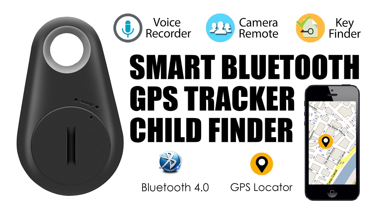 Smart Bluetooth BT 4.0 GPS Tracker- Key Finder Locator For Children Dogs  APP Control Compatible Wireless Anti-lost Alarm Sensor Devices