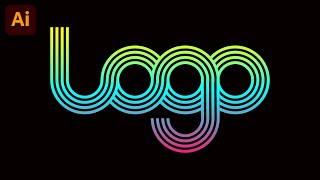 Adobe illustrator Tutorial For Beginner  |  Loop Logo Design | Graphic Design Tutorial