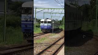 115系柏崎(越後線)行きの発車シーン　2019.7.07  Departure scene for Series 115 Kashiwazaki (Echigo Line)