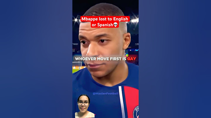 Mbappe - English or Spanish?😂 #viralvideo #trending #football